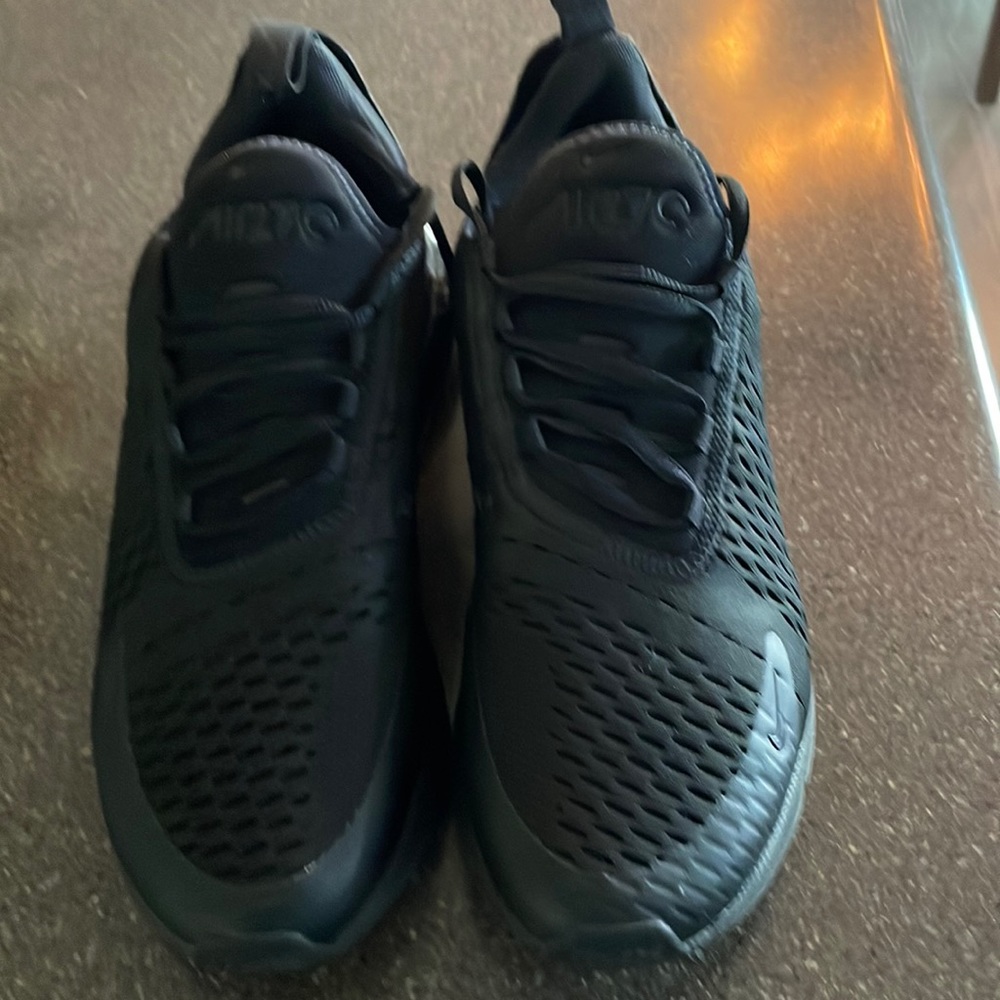 Nike AIR 270. Nike Air Max 270. Black on black.  Near perfect condition